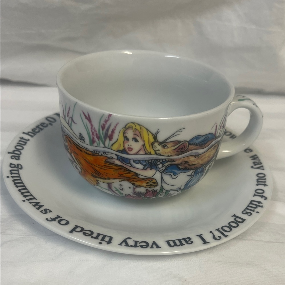 2008 Paul Cardew Alice in Wonderland Teacup and Saucer